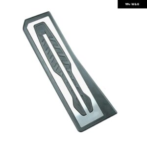 BMW X3 X4 F10 F11 F12 F06 F01 F02 LHD ガスステンレス プレートブレーキ燃料ペダル フットレスト クッション - 1PCS