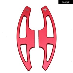 BMW ステアリングホイール シフト パドルシフター 交換 X5 M 2010-2013 合金 アドオン ステアリングホイール パドルシフター 延長 - Red