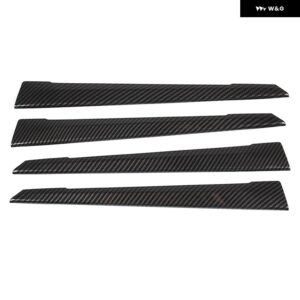 BMW X1 U11 2023 2024 ABS カーボン/黒木目ドアインナードア パネル 装飾 ストリップアクセサリー - carbon fiber