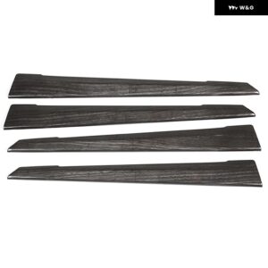 BMW X1 U11 2023 2024 ABS カーボン/黒木目ドアインナードア パネル 装飾 ストリップアクセサリー - Black Wood Grain