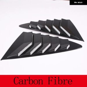 ジャガー F タイプ 2013-2024 ABS 黒リアウィンドウトライアングル 外装 シャッター ディフレクター 装飾 ACCESSRORIES - Carbon fibre