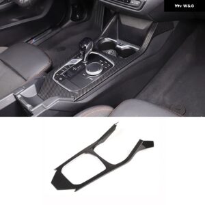 BMW ABS カーボン 1シリーズ 2シリーズ F40 F44 2020-2024 カーセンター コンソール シフト パネル ガラス昇降 ボタン フレーム ステッカー - Style 7