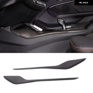 BMW ABS カーボン 1シリーズ 2シリーズ F40 F44 2020-2024 カーセンター コンソール シフト パネル ガラス昇降 ボタン フレーム ステッカー - Style 2