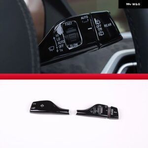BMW ブラック/カーボンスタイル ウィンカー ワイパー スイッチ トリム ロッド F20 F30 F10 F15 F16 F49 F52 G01 G02 G05 カーアクセサリー - Style A Black
