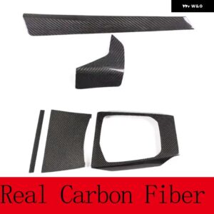 BMW ABS カーボン 3 4シリーズ G20 G28 G22 2020-2023 カーセンター コンソール ギア シフト パネル フレーム カバー トリム カーアクセサリー - Real carbon fiber