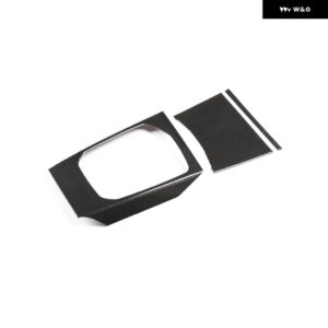 BMW ABS カーボン 3 4シリーズ G20 G28 G22 2020-2023 カーセンター コンソール ギア シフト パネル フレーム カバー トリム カーアクセサリー - Style A carbon fiber