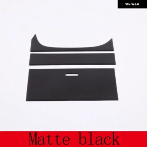 ジャガー ABS カーボン/マットブラック F-TYPE 2013-2024 センター コンソール 収納 ボックス パネル カバー トリム ステッカ - Matte black