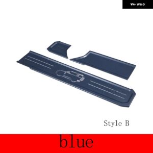 ランドローバー ディフェンダー 90 110 2020-2023 ABS 黒 ダッシュボード パネル カバー 装飾 ステッカー インテリア アクセサリー - Style B Blue