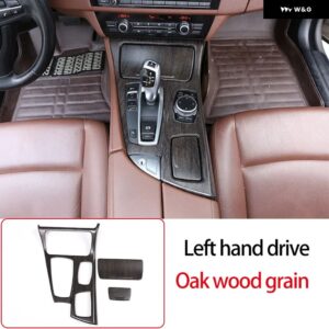 BMW RHD LHD 5シリーズ F10 2011-2017 ABS センター コントロール ギア パネル カバー 装飾 ステッカー インテリア アクセサリー - Left Hand Drive5