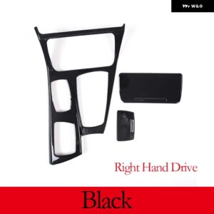 BMW RHD LHD 5シリーズ F10 2011-2017 ABS センター コントロール ギア パネル カバー 装飾 ステッカー インテリア アクセサリー - Right Hand Drive7
