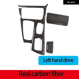 BMW RHD LHD 5シリーズ F10 2011-2017 ABS センター コントロール ギア パネル カバー 装飾 ステッカー インテリア アクセサリー - Left Hand Drive8