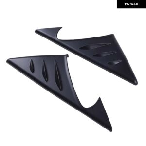 ジャガー ABS カーボン/マット F タイプ 2013-2023 バック ミラー サイドトライアングル スポイラー トリム 装飾 ステッカー カー - Matte black