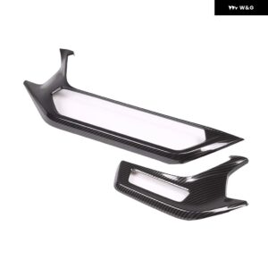 BMW 1シリーズ 2シリーズ F40 F44 2020-2024 ABS カーボン中央 制御 エア アウトレット 装飾 フレーム ステッカー アクセサリー - carbon fiber