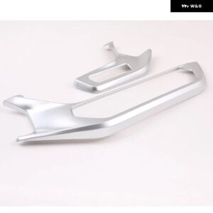 BMW 1シリーズ 2シリーズ F40 F44 2020-2024 ABS カーボン中央 制御 エア アウトレット 装飾 フレーム ステッカー アクセサリー - Silver