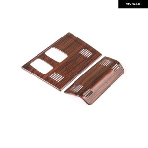 BMW 2個 黒木目 ABS ルーフ 読書灯カバー フレーム トリム X1 E84 2011-2015 カーアクセサリー - Pine Wood Grain