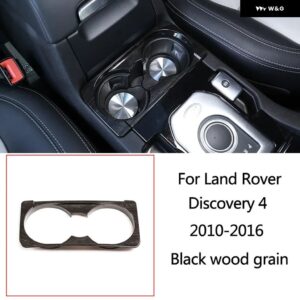 ランドローバー ディスカバリー 4 LR4 10-16 黒木目車中央 制御 計器 パネル インテリア 装飾 フレーム アクセサリー - Style 11