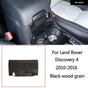 ランドローバー ディスカバリー 4 LR4 10-16 黒木目車中央 制御 計器 パネル インテリア 装飾 フレーム アクセサリー - Style 12