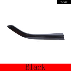 BMW 5シリーズ F10 2011-2017 ABS カーボンカーセンター コンソール ギア シフト サイド 装飾 ストリップ ステッカー カーアクセサリー - black