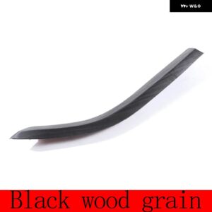 BMW 5シリーズ F10 2011-2017 ABS カーボンカーセンター コンソール ギア シフト サイド 装飾 ストリップ ステッカー カーアクセサリー - Black Wood Grain