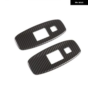 ランドローバー ABS カーボン/オーク木目カーシートバック USBポート パネル フレーム トリム ディフェンダー 110 2020-2024 カーアクセサリー - carbon fiber