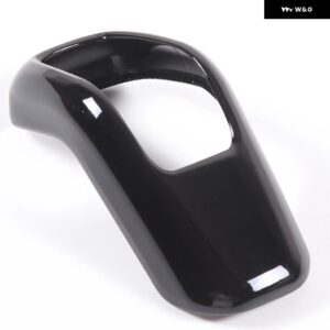 ランドローバー ABS インナーセンター コンソール ギア シフト カバー トリム ステッカー ディフェンダー 110 2020-23 カーアクセサリー - black