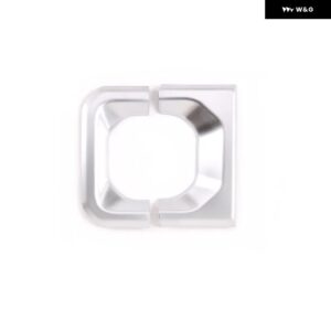 ランドローバー ABS インナーセンター コンソール ギア シフト カバー トリム ステッカー ディフェンダー 110 2020-23 カーアクセサリー - Silver