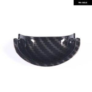 ジャガー ABS カーボン XF XJ 2008-2015 中央 制御 電子ハンドブレーキアンチスクラッチベースカバー トリム アクセサリー - carbon fiber