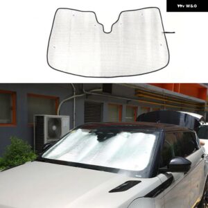 ランドローバー レンジローバー EVOQUE 2012-2023 車前方 フロントガラス サン シェード 車ソーラーパッド カーアクセサリー - For 2019-2023