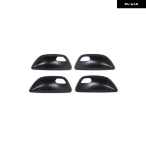 BMW 5シリーズ F10 2011-2017 ABS カーボンドアインナードアボウル 装飾 ステッカー カーアクセサリー - Matte Black