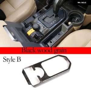 ランドローバー ディスカバリー 3 LR3 2004-2009 ABS カーセンター コントロール シフト パネル フレーム 装飾 ステッカー インテリア アクセサリー - Style B4