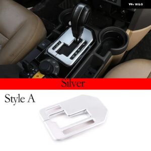 ランドローバー ディスカバリー 3 LR3 2004-2009 ABS カーセンター コントロール シフト パネル フレーム 装飾 ステッカー インテリア アクセサリー - Style A