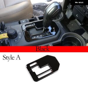 ランドローバー ディスカバリー 3 LR3 2004-2009 ABS カーセンター コントロール シフト パネル フレーム 装飾 ステッカー インテリア アクセサリー - Style A2