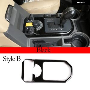 ランドローバー ディスカバリー 3 LR3 2004-2009 ABS カーセンター コントロール シフト パネル フレーム 装飾 ステッカー インテリア アクセサリー - Style B