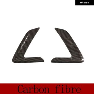 BMW 3シリーズ G20 G28 2020-21 ABS 黒サメギルサイドガード換気穴 装飾 ステッカー カーアクセサリー - carbon fiber
