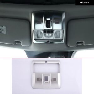 ランドローバー ディスカバリー 4 LR4 2010-2016 ABS フロント天井ルーフ 読書灯ランプ トリム カバー フレーム カーアクセサリー - Silver