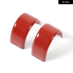 BMW ABS ブラック/レッド 5シリーズ G60 2024 2025 ステアリングホイール 方向リングカバー 自動 - red