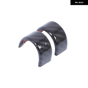 BMW ABS ブラック/レッド 5シリーズ G60 2024 2025 ステアリングホイール 方向リングカバー 自動 - Carbon fibre