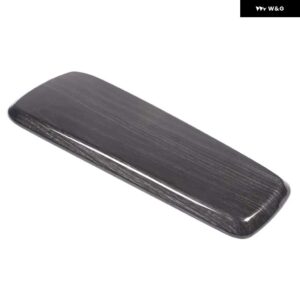 BMW X1 U11 2023-2024 ABS 黒木目/カーボンカーシート アームレスト センター コンソール ボックス カバー カーアクセサリー - Black Wood Grain