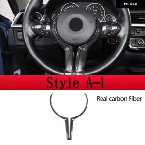 BMW ABS クローム F80 M3 F82 F83 M4 F10 M5 F06 F12 F13 M6 F15 X5M F16 X6 M ステアリングホイール トリム カバー アクセサリー - Style A -1