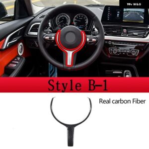 BMW ABS クローム F80 M3 F82 F83 M4 F10 M5 F06 F12 F13 M6 F15 X5M F16 X6 M ステアリングホイール トリム カバー アクセサリー - Style B-1