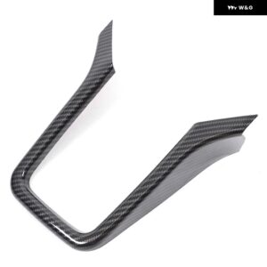 ポルシェ カイエン 2011-2017 ABS カーボン/カーセンター コンソール 装飾 フレーム ステッカー インテリア アクセサリー - Carbon fibre