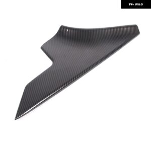 ジャガー F タイプ 2013-2024 ABS カーボン/マットブラック助手席膝 パネル カバー インテリア アクセサリー - carbon fiber