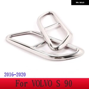 ボルボ XC60 S60 XC90 S90 V90 ステンレス テールマフラーマフラー出力カバー 装飾 カバー カーアクセサリー - For S90 2016-2020