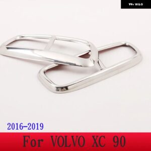 ボルボ XC60 S60 XC90 S90 V90 ステンレス テールマフラーマフラー出力カバー 装飾 カバー カーアクセサリー - For XC90 2016-2019