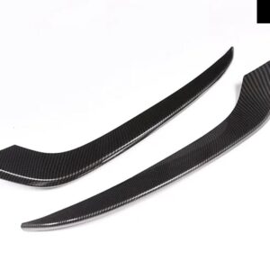 BMW カーボンスタイル 3シリーズ GT グランツーリスモ F34 2013-2018 ABS クロームフロント フォグランプ ストリップ トリム カーアクセサリー - Carbon Fiber