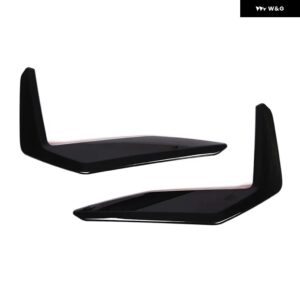 BMW X1 U11 2023 2024 ABS カーボン/黒リア バンパー トリム バンパー カバー 装飾 ステッカー カーアクセサリー - black