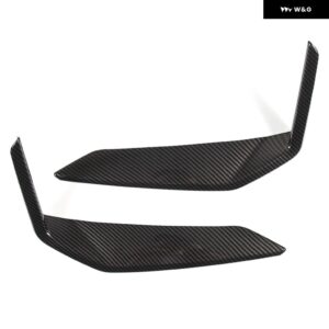BMW X1 IX1 U11 2023 2024 ABS カーボン/黒フロント バンパー サイドモールドカバー トリム アクセサリー - Carbon fibre