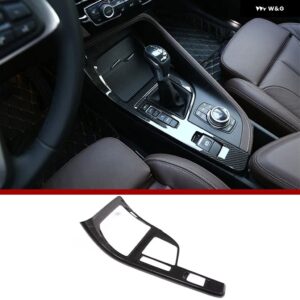 BMW X1 F48 2016-2021 ABS カーセンター コントロール マルチメディア パネル シフト パネル 装飾 アクセサリー X2 F47 2018-2021 LHD - B Carbon Fiber