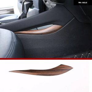BMW X1 F48 2016-2021 ABS カーセンター コントロール マルチメディア パネル シフト パネル 装飾 アクセサリー X2 F47 2018-2021 LHD - C-Pine wood grain