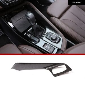 BMW X1 F48 2016-2021 ABS カーセンター コントロール マルチメディア パネル シフト パネル 装飾 アクセサリー X2 F47 2018-2021 LHD - A Carbon Fiber